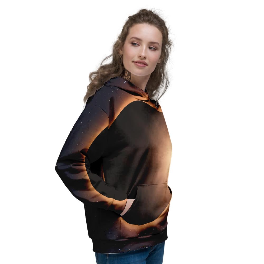Eclipse Total Solar Print Women's Hoodie-grizzshop