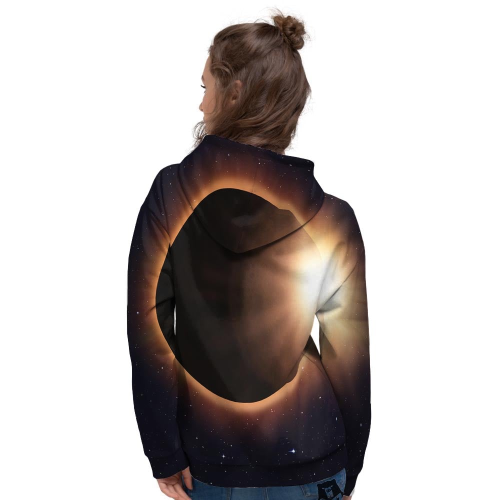 Eclipse Total Solar Print Women's Hoodie-grizzshop