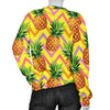 Edm Yellow Pineapple Print Sweatshirt-grizzshop