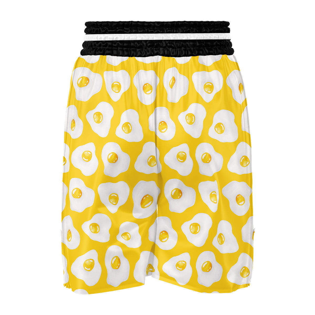 Eggs Yellow Print Pattern Boxing Shorts-grizzshop