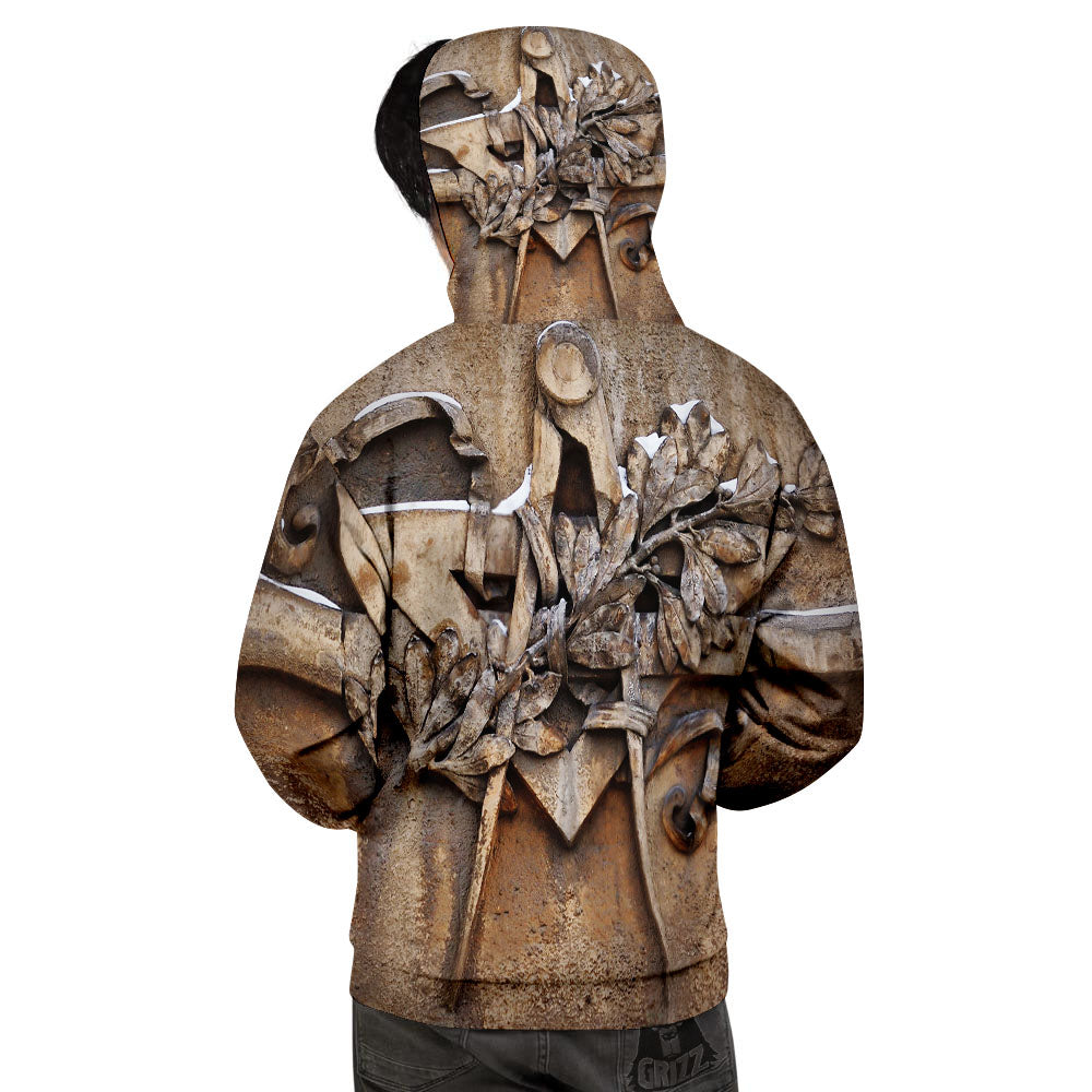 Emblem Freemasonry Print Men's Hoodie-grizzshop