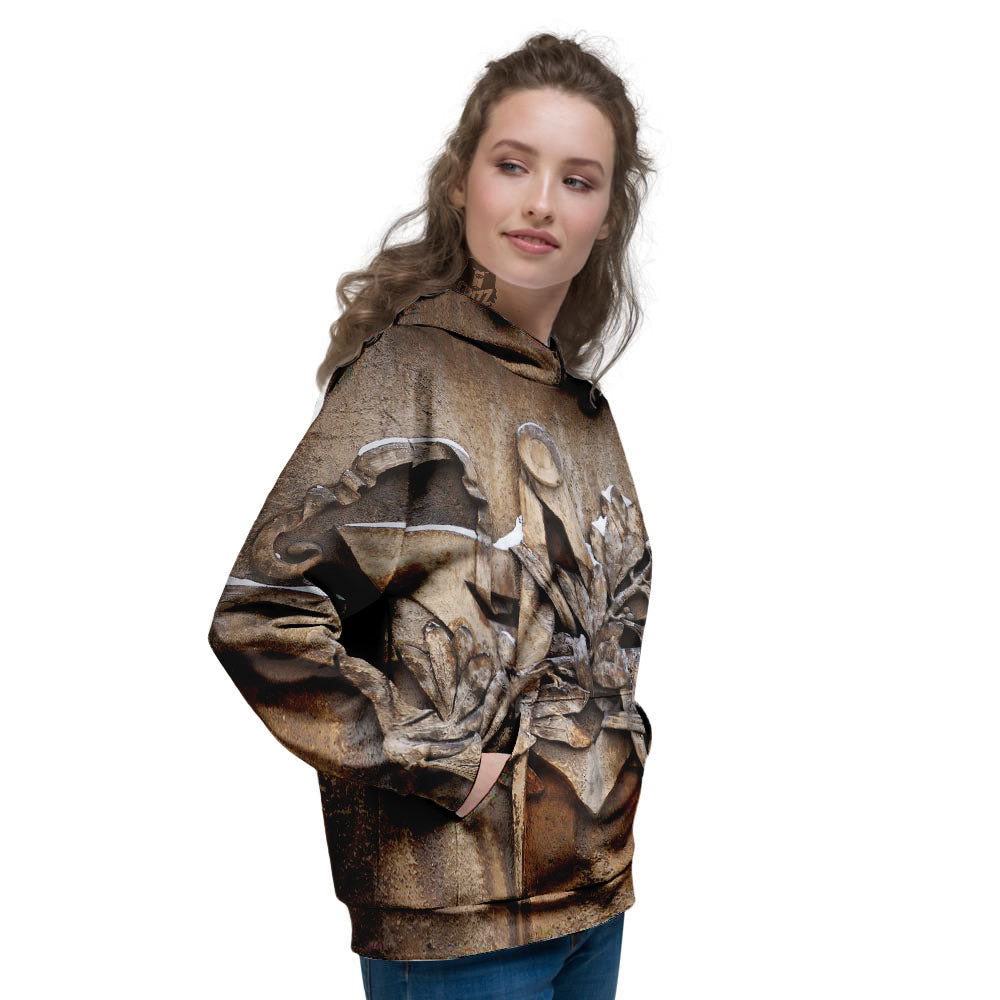 Emblem Freemasonry Print Women's Hoodie-grizzshop
