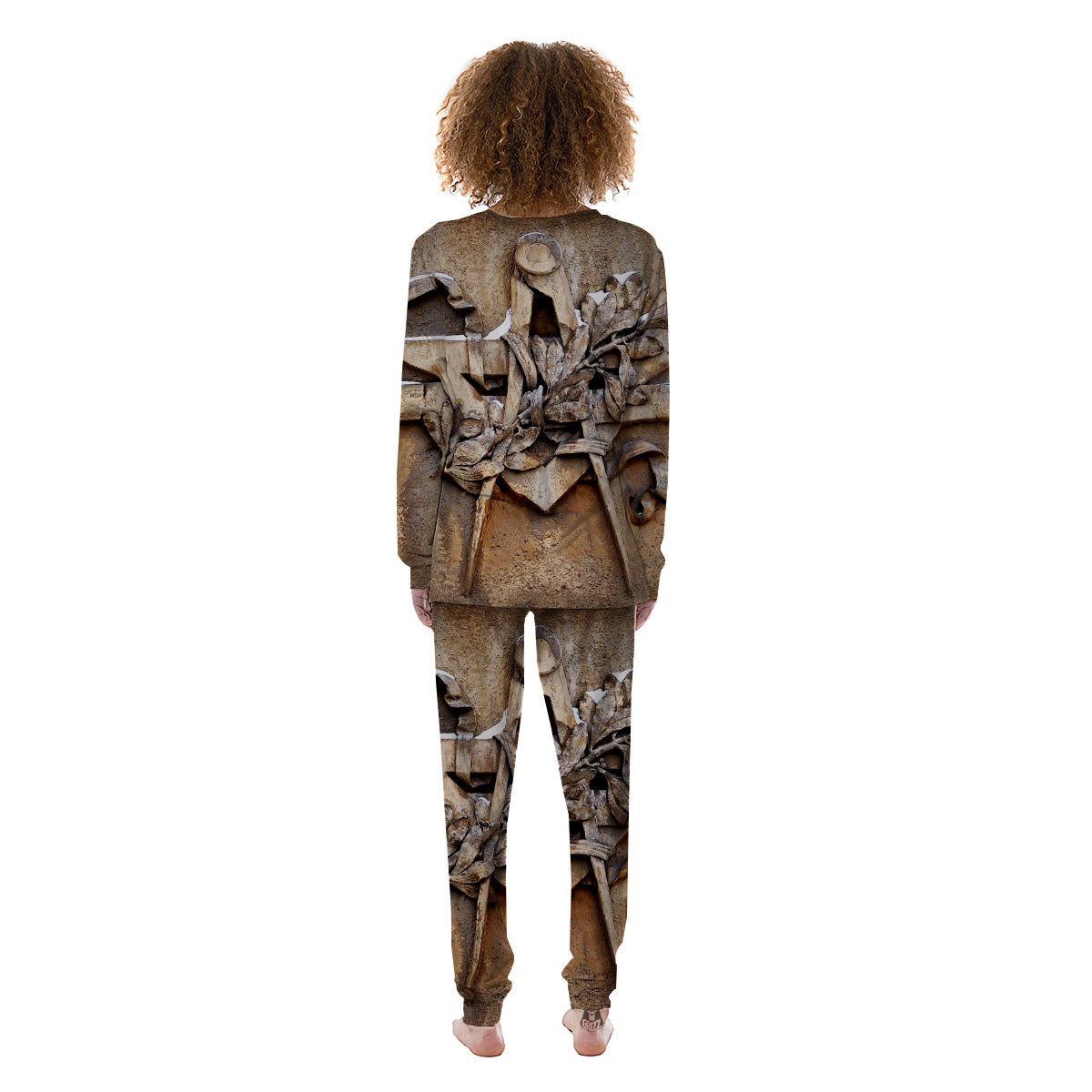 Emblem Freemasonry Print Women's Pajamas-grizzshop
