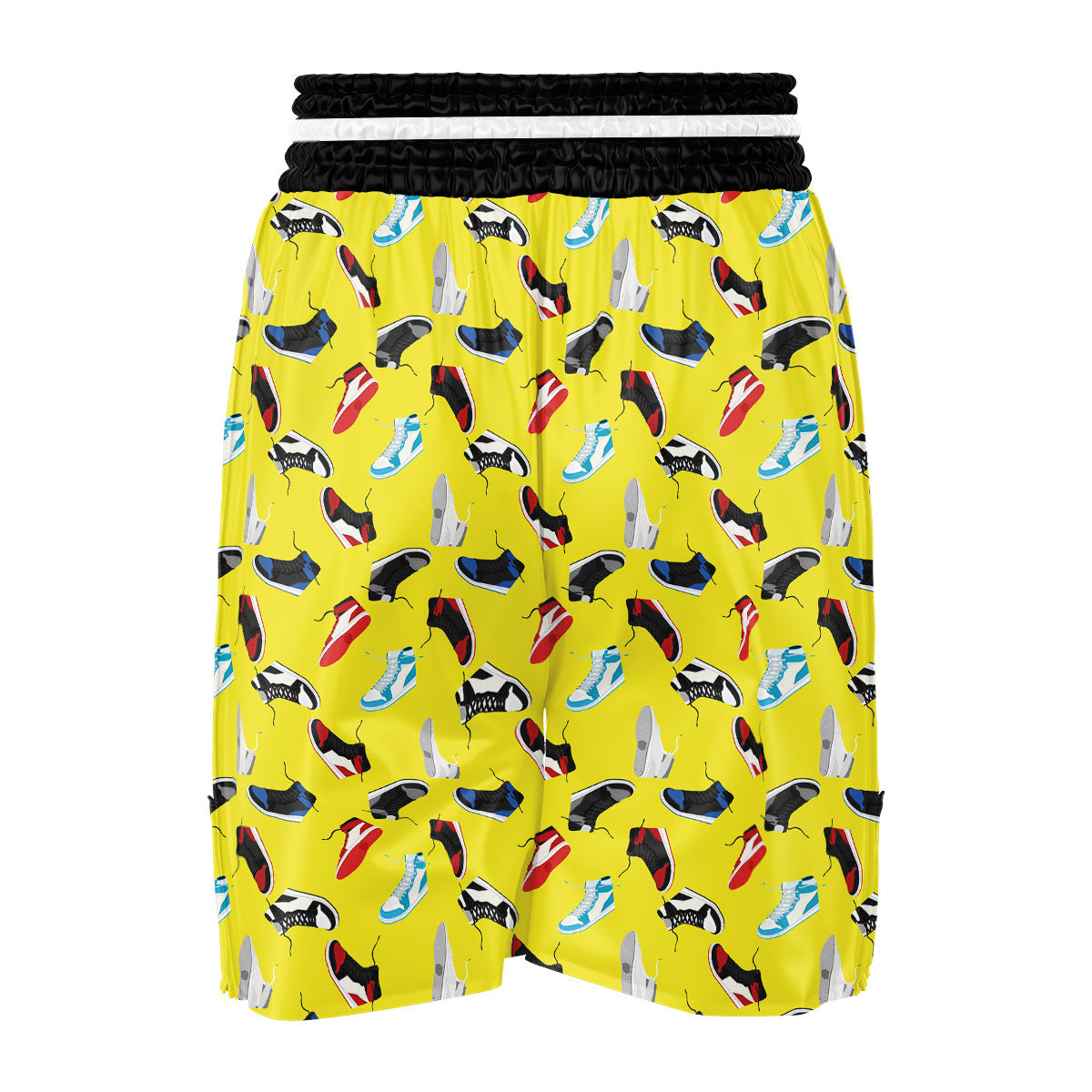 Emo Shoes Print Pattern Boxing Shorts-grizzshop