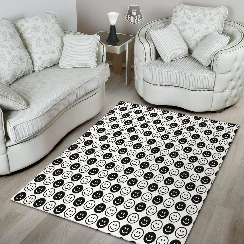 Emoji Funny Print Pattern Floor Mat-grizzshop