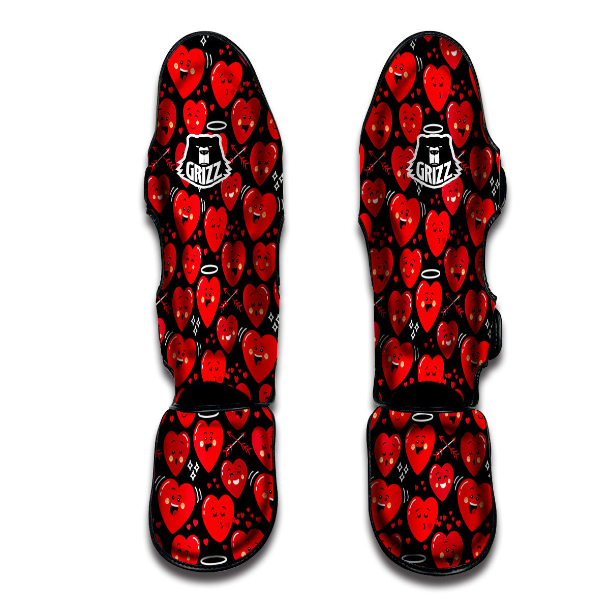 Emoji Snowman Print Pattern Muay Thai Boxing Shorts main image 1