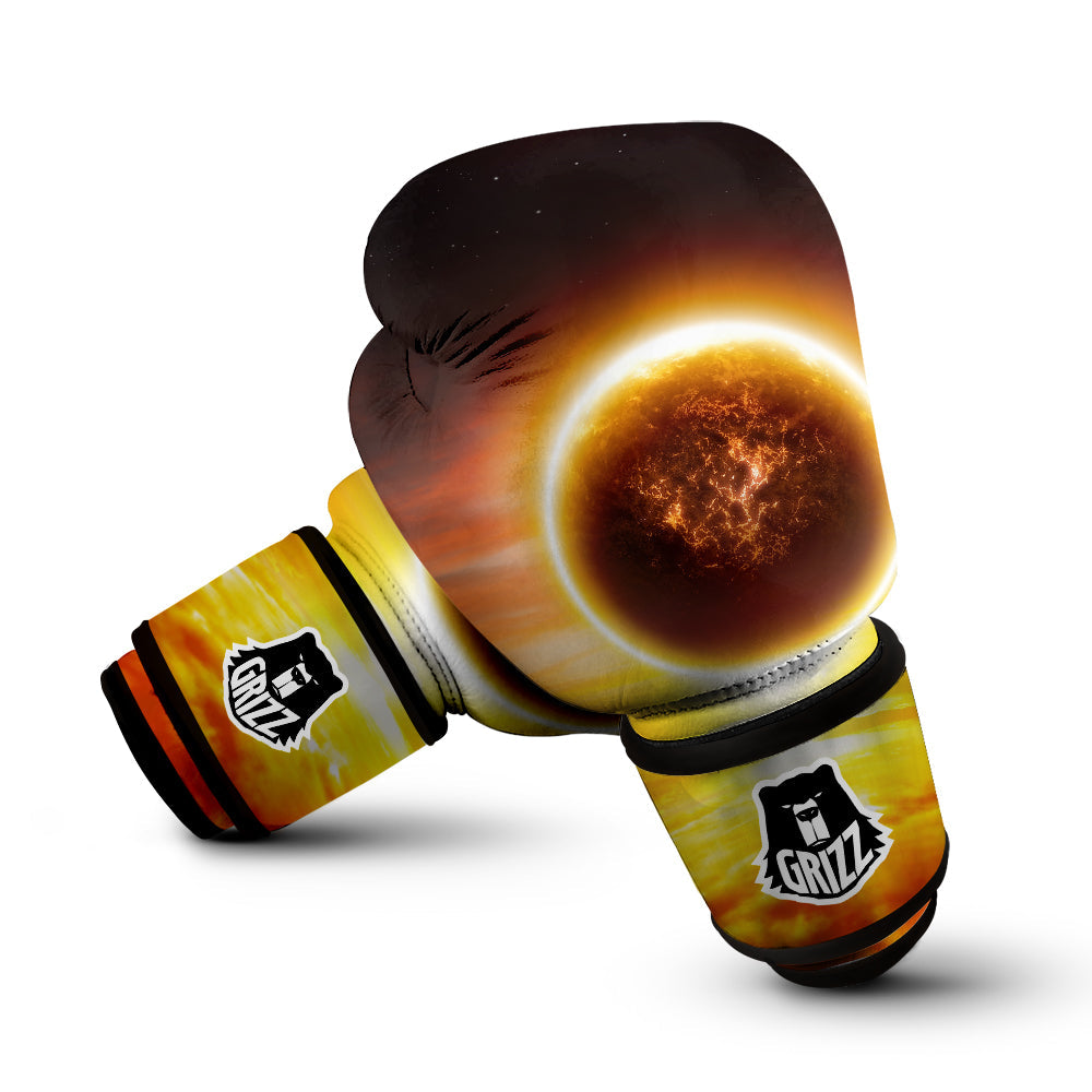 End Of The Planet Apocalyptic Print Boxing Gloves-grizzshop