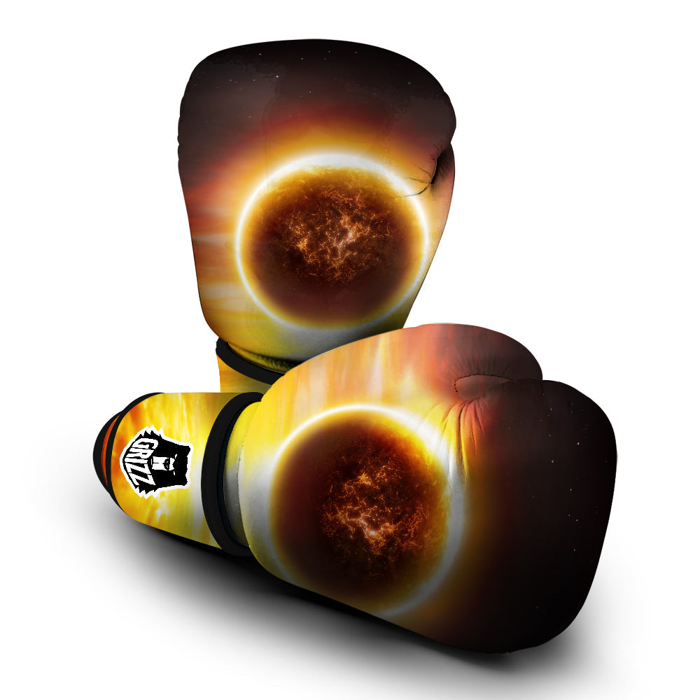 End Of The Planet Apocalyptic Print Boxing Gloves-grizzshop