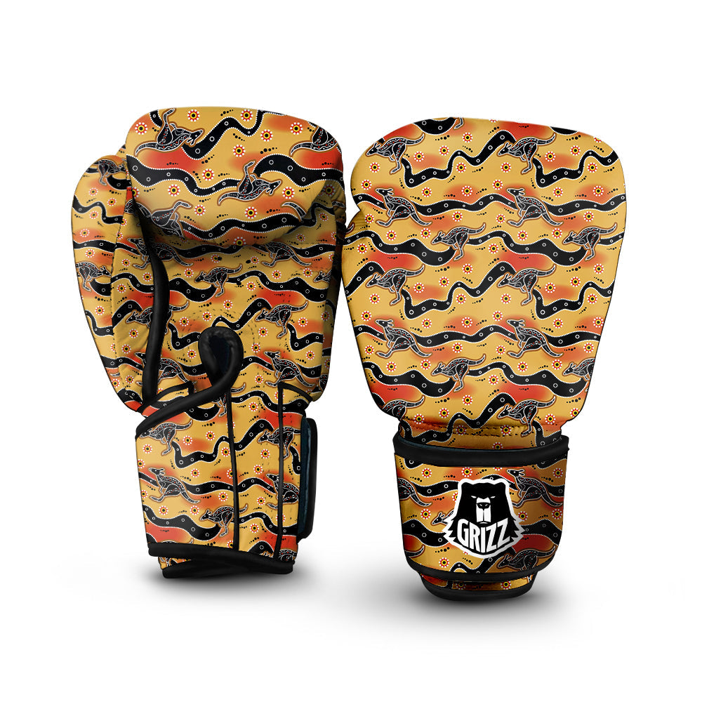 Ethnic Australian Print Pattern Boxing Gloves-grizzshop