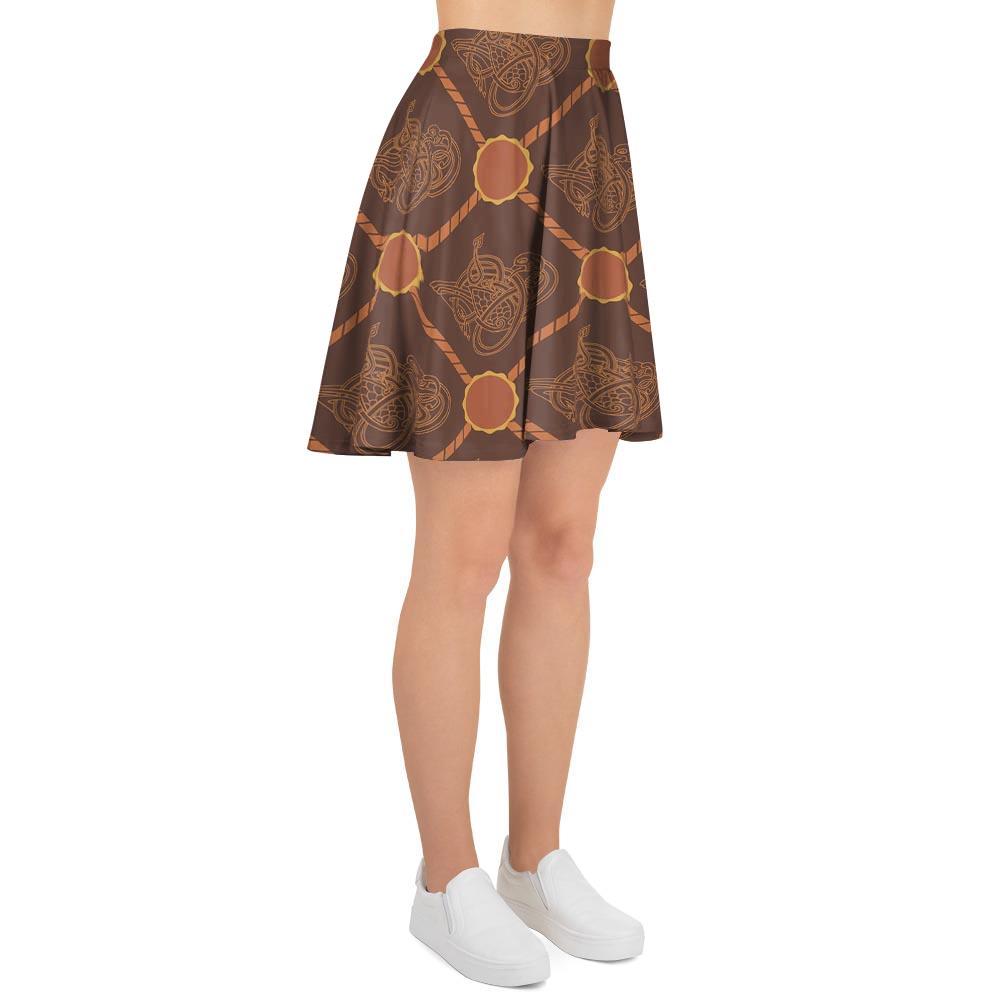 Ethnic Celtic Viking Norse Women's Skirt-grizzshop