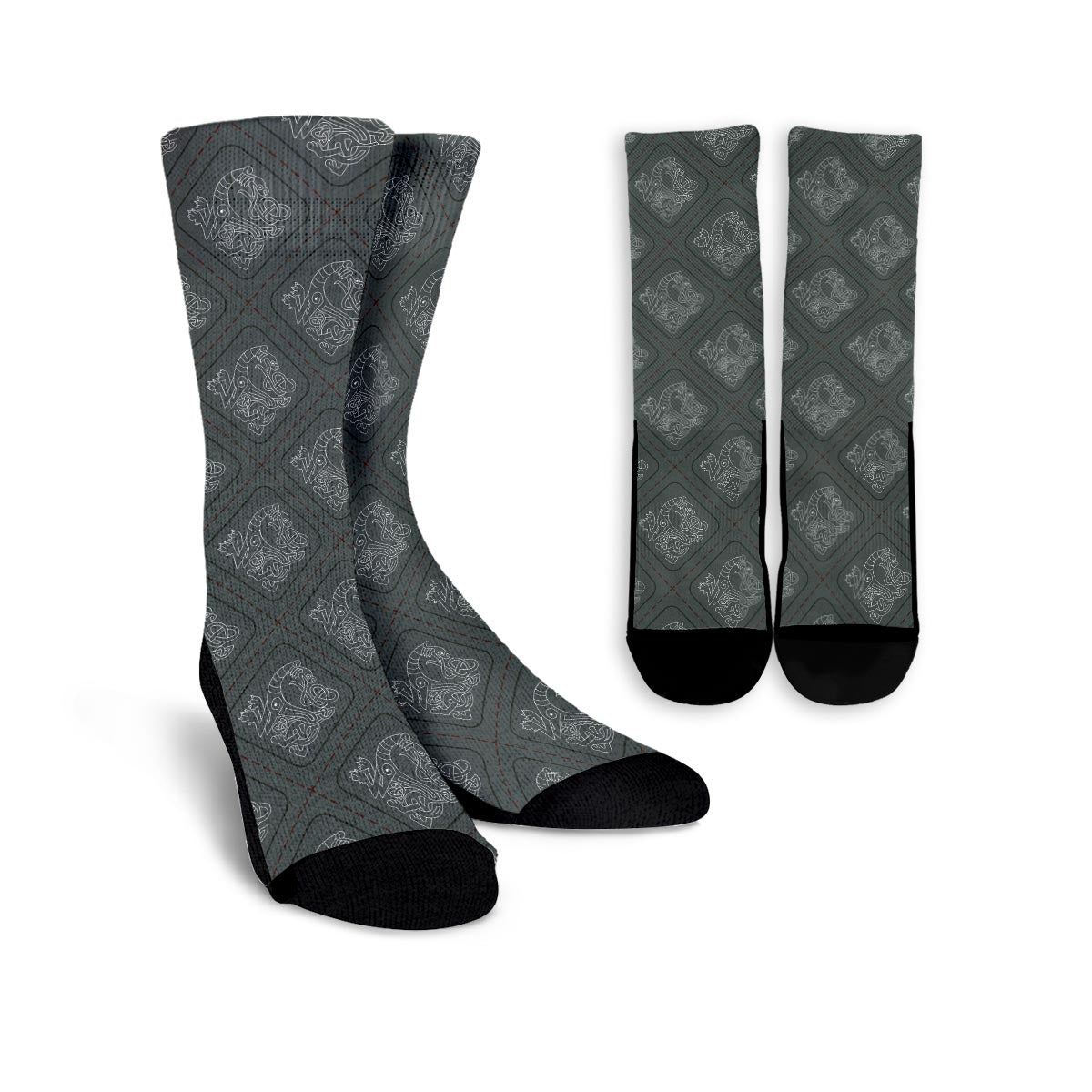 Ethnic Celtic Viking Unisex Socks-grizzshop