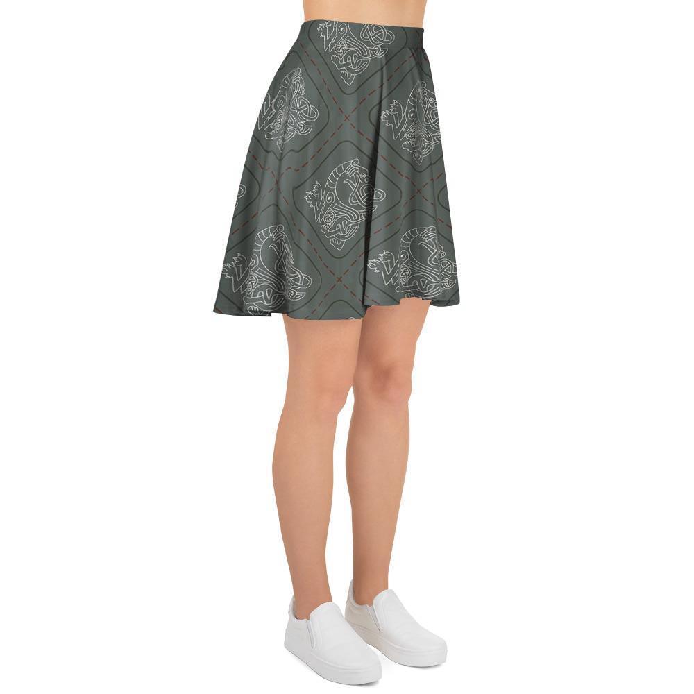 Ethnic Celtic Viking Women's Skirt-grizzshop