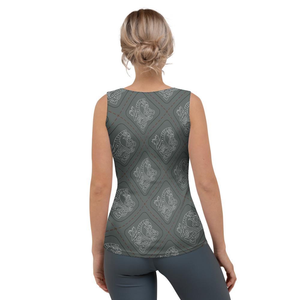 Ethnic Celtic Viking Women's Tank Top-grizzshop