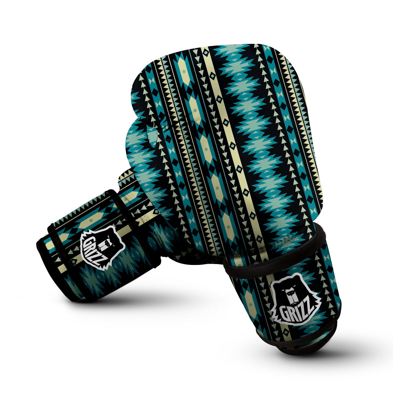 Ethnic Native Print Pattern Boxing Gloves-grizzshop