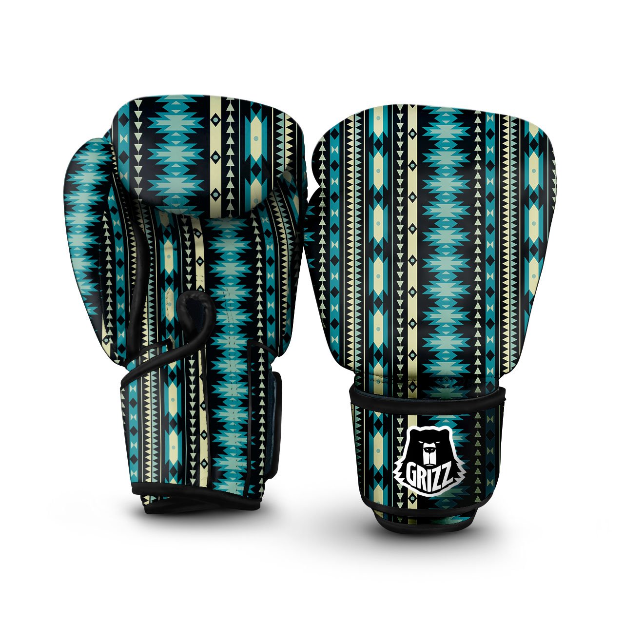 Ethnic Native Print Pattern Boxing Gloves-grizzshop