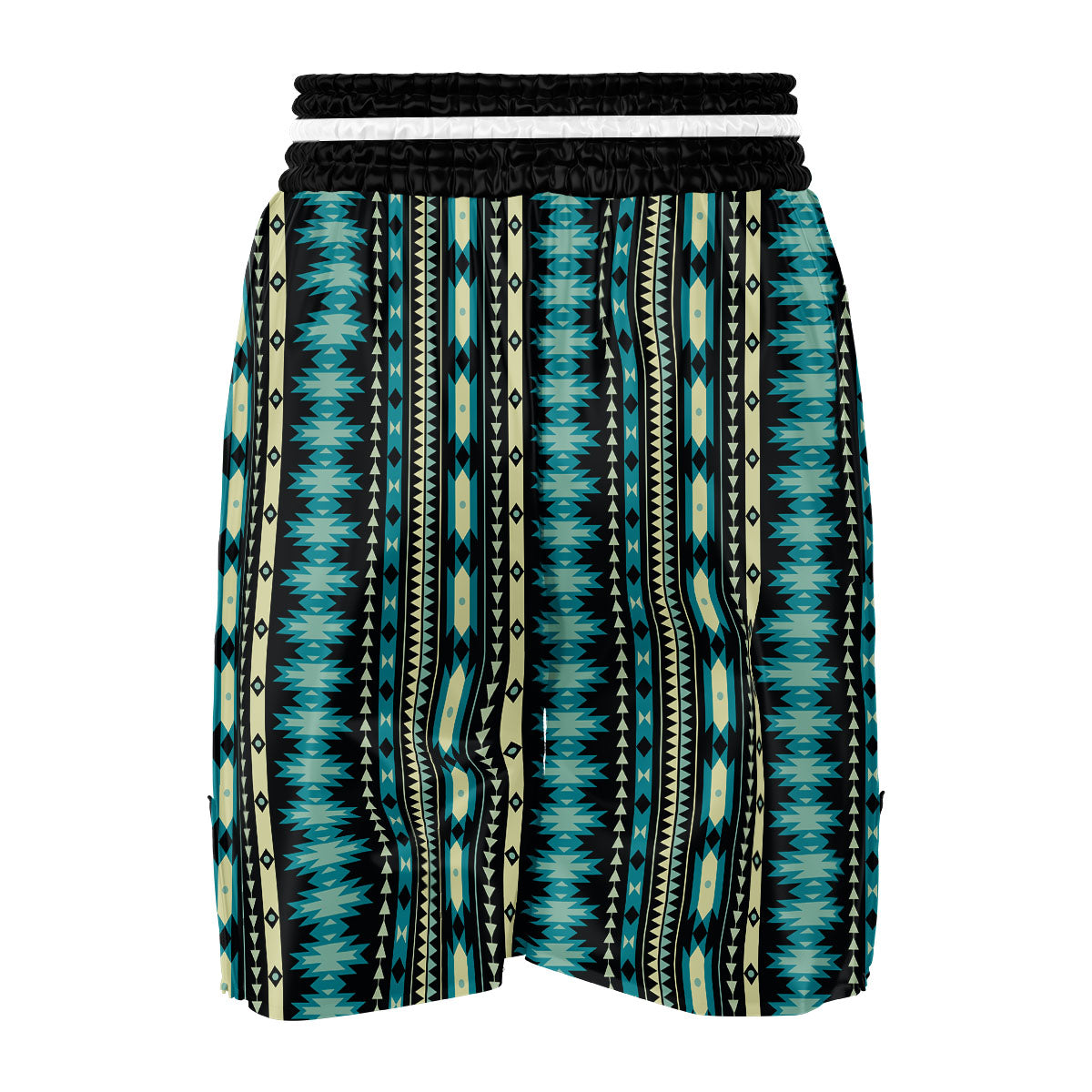 Ethnic Native Print Pattern Boxing Shorts-grizzshop