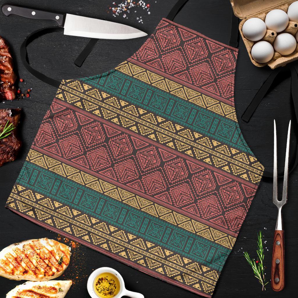 Ethnic Pattern Print Men's Apron-grizzshop