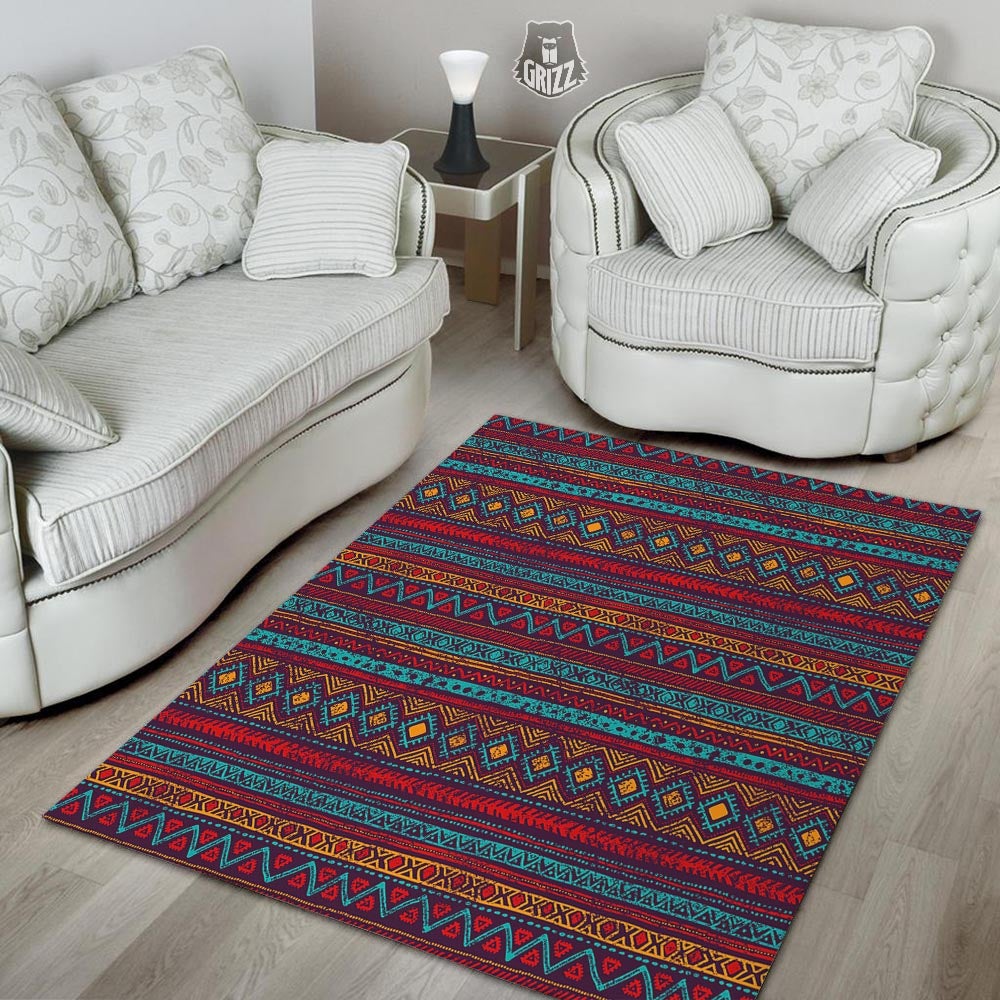 Ethnic Tribal Print Pattern Floor Mat-grizzshop