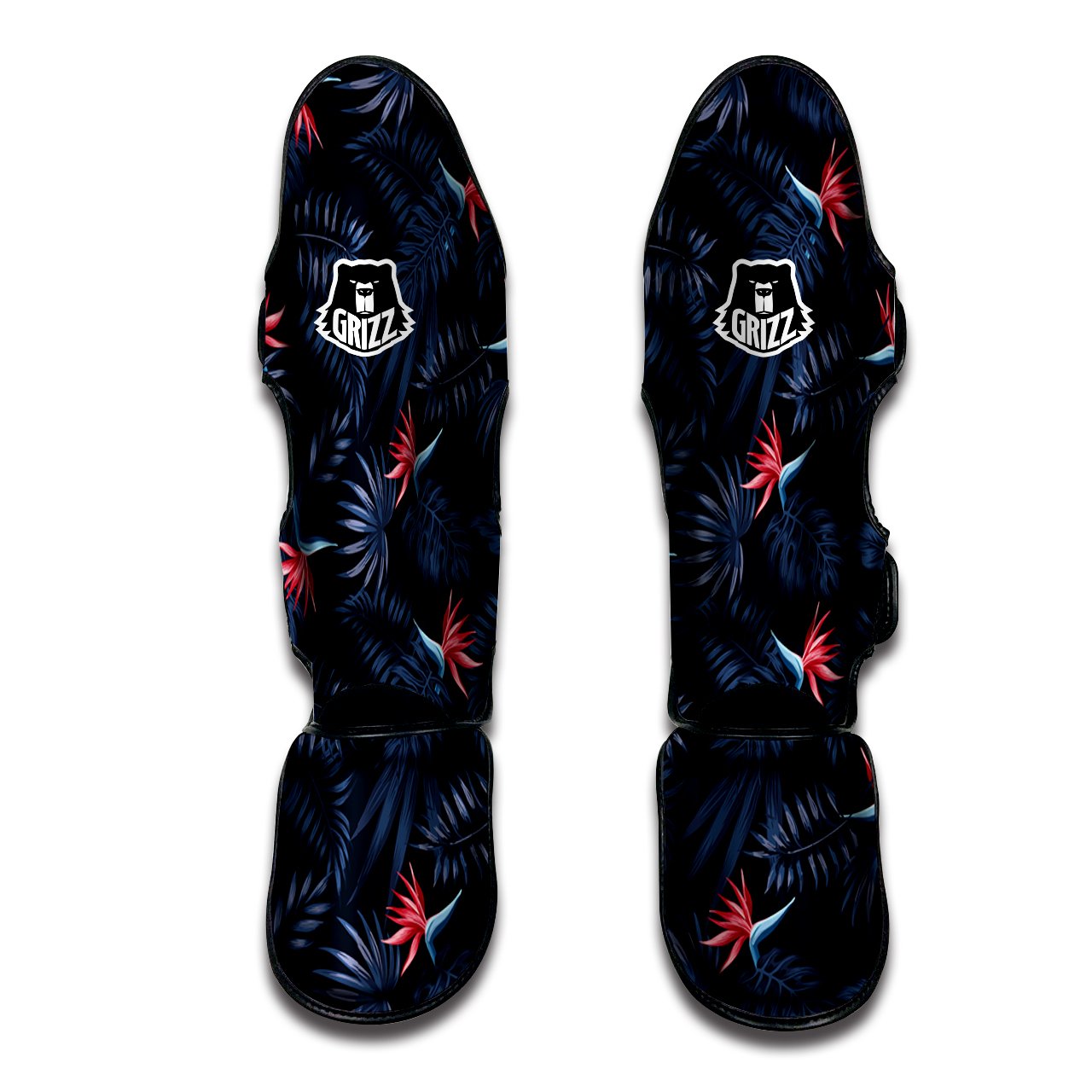 Birds Hawaiian Tropical Print Pattern Muay Thai Boxing Shorts main image 1