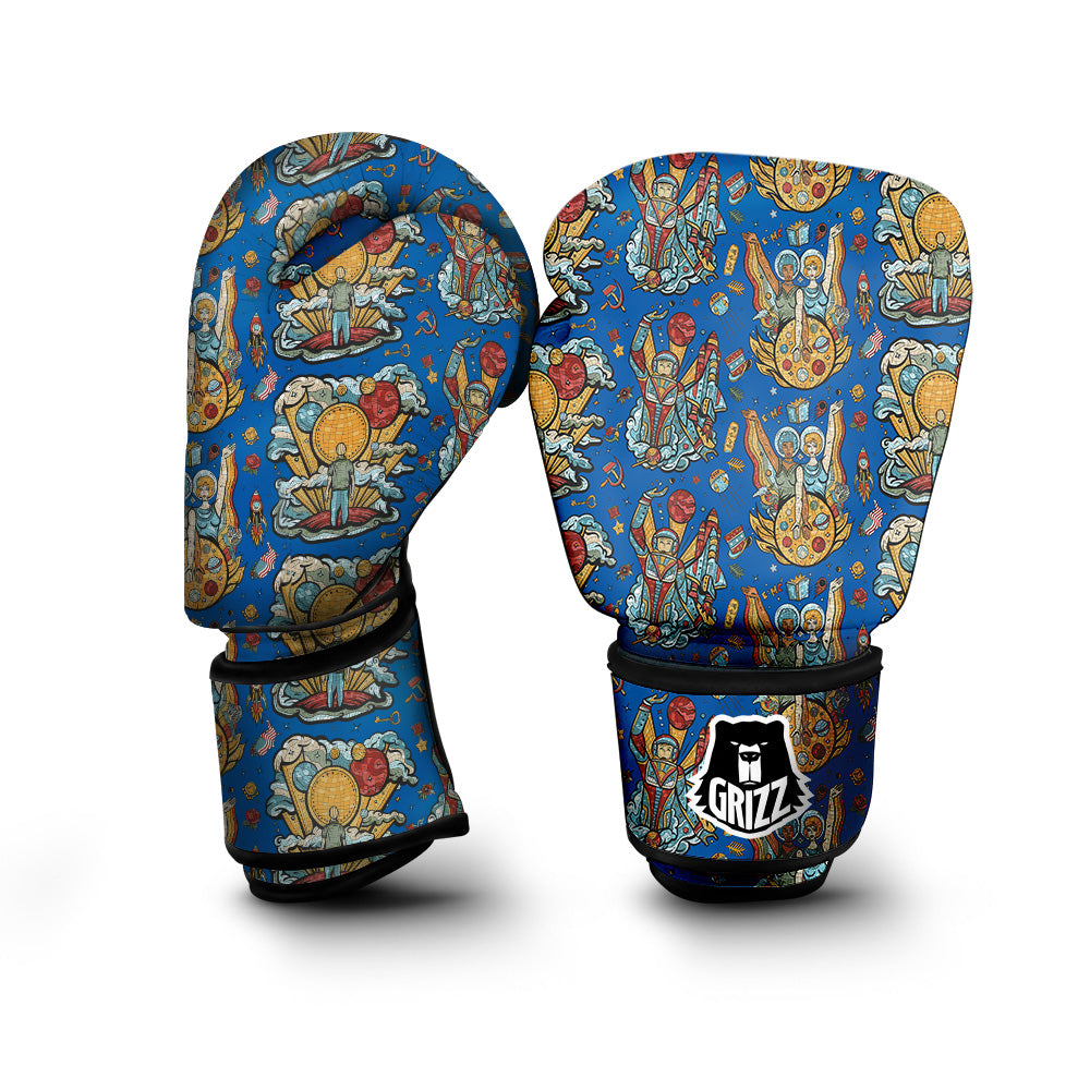 Exploration Of Mars Planet Print Pattern Boxing Gloves-grizzshop