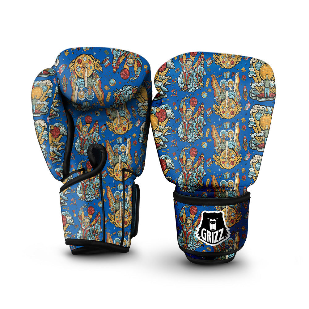 Exploration Of Mars Planet Print Pattern Boxing Gloves-grizzshop