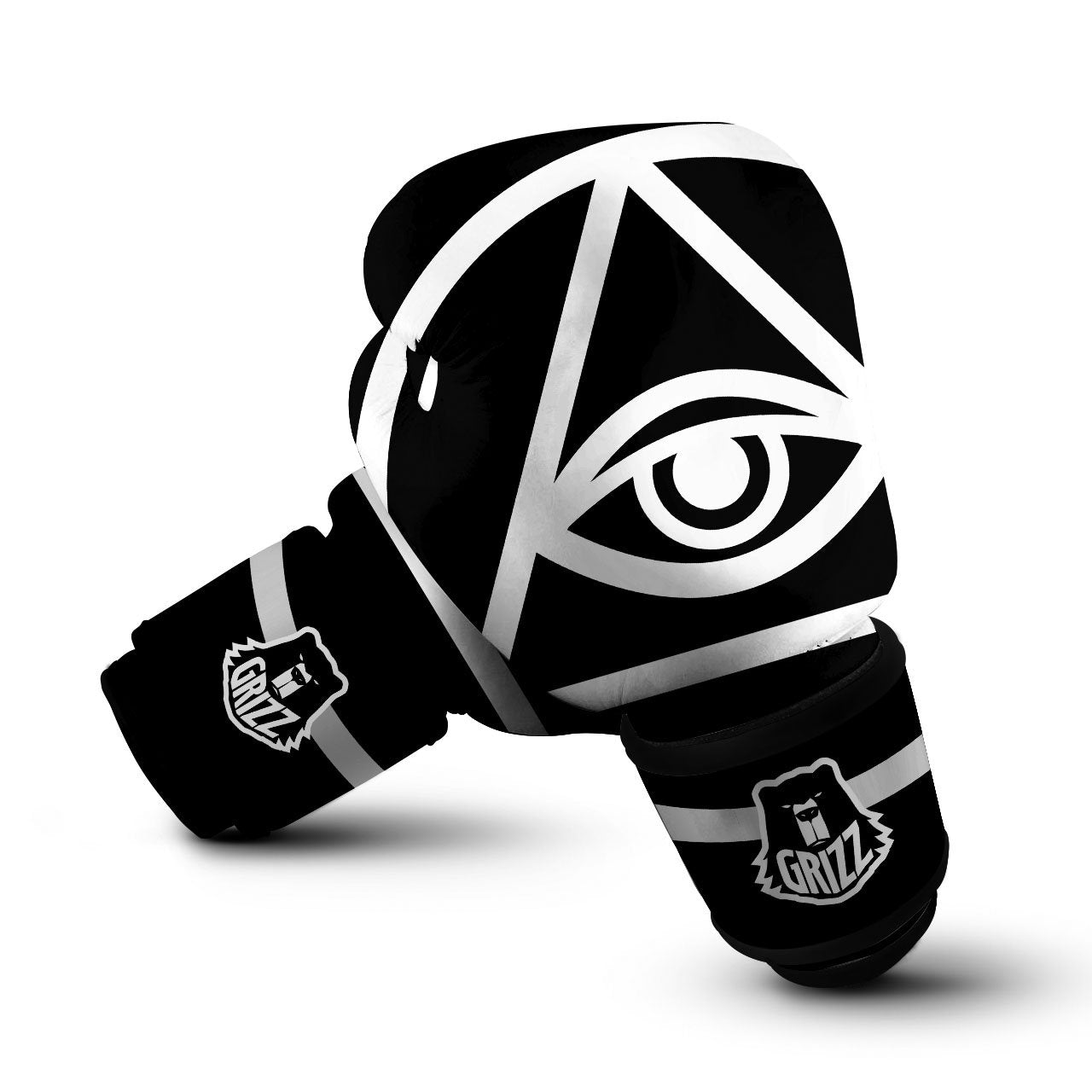 Eye Illuminati Print Boxing Gloves-grizzshop
