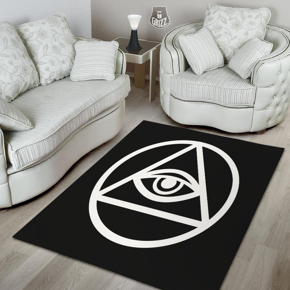 Eye Illuminati Print Floor Mat-grizzshop