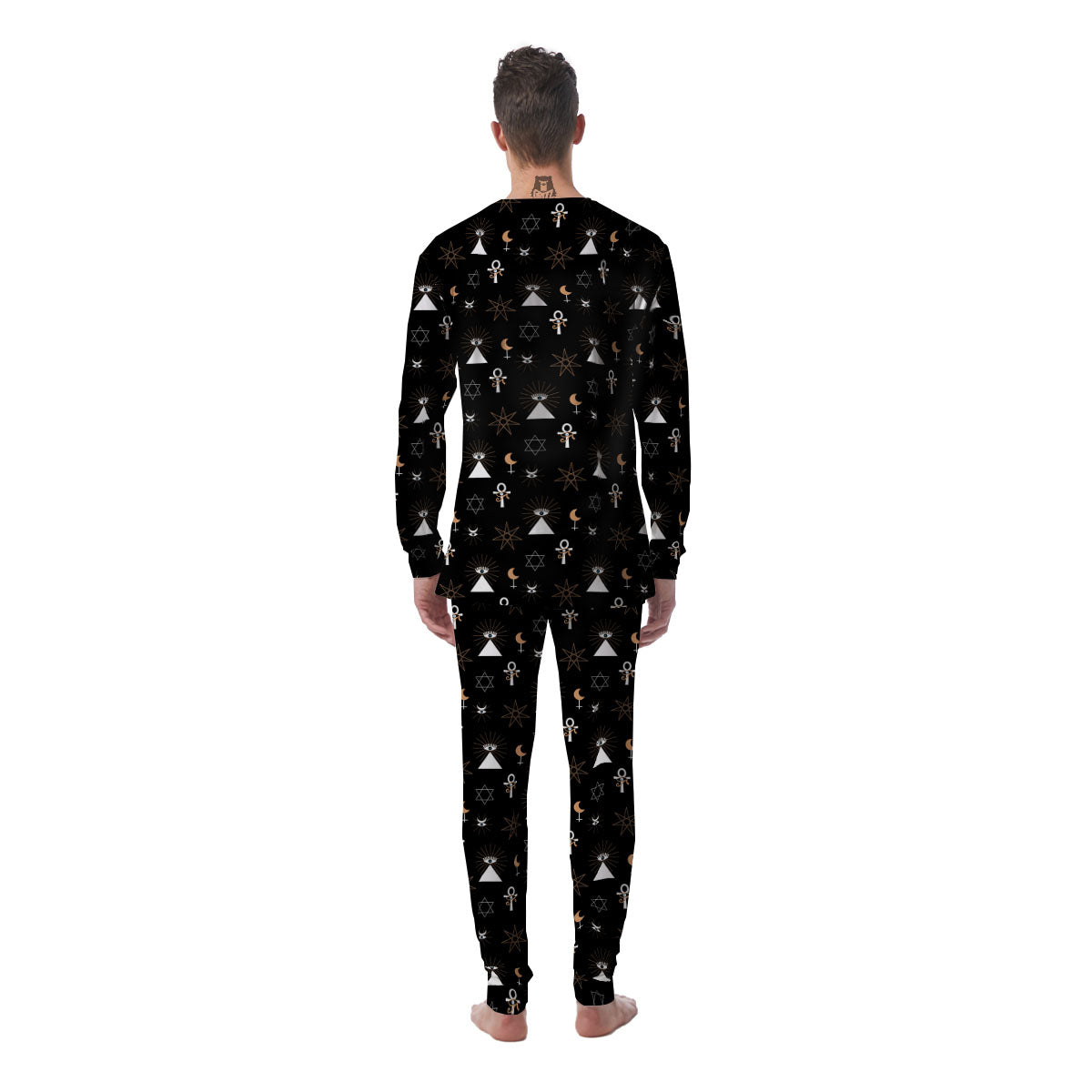 Eye Of Horus Egypt Print Pattern Men's Pajamas-grizzshop