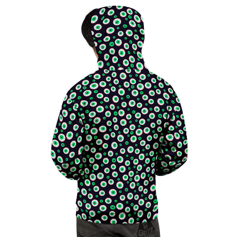 Eyeball Creepy Print Pattern Men's Hoodie-grizzshop