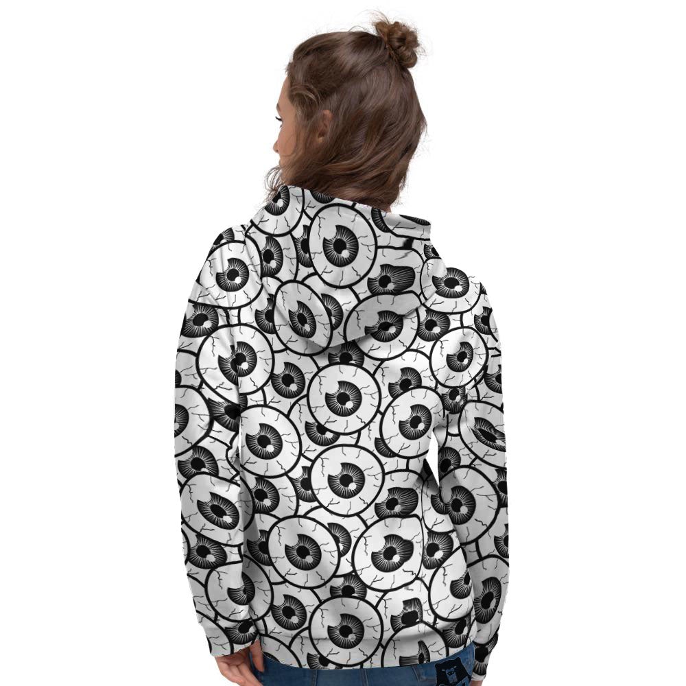 Eyeball Print Pattern Women's Hoodie-grizzshop