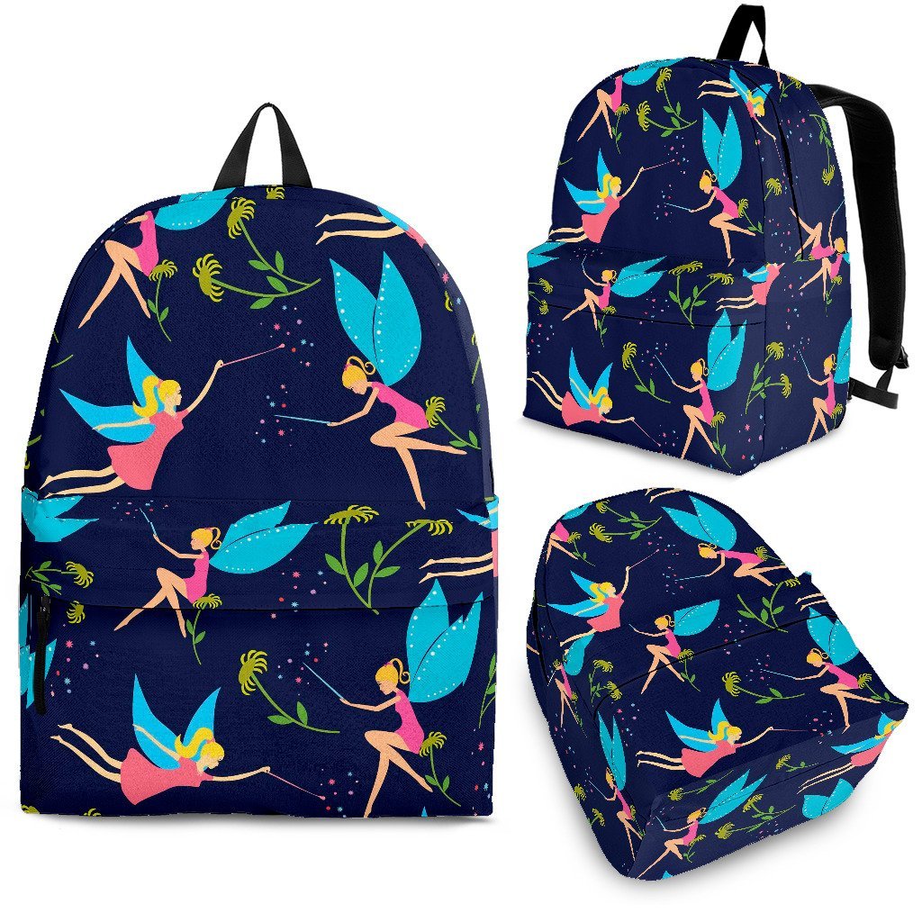 Fairy Pattern Print Backpack-grizzshop