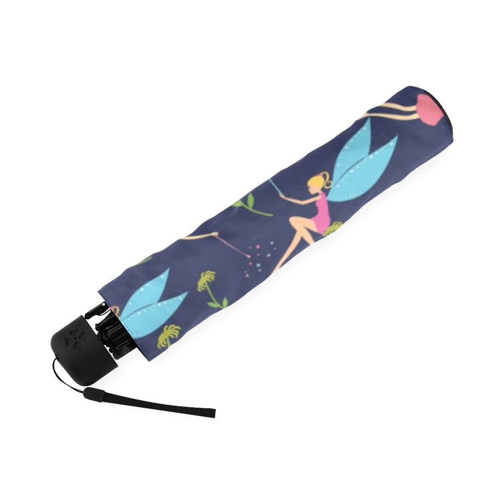 Fairy Pattern Print Foldable Umbrella-grizzshop