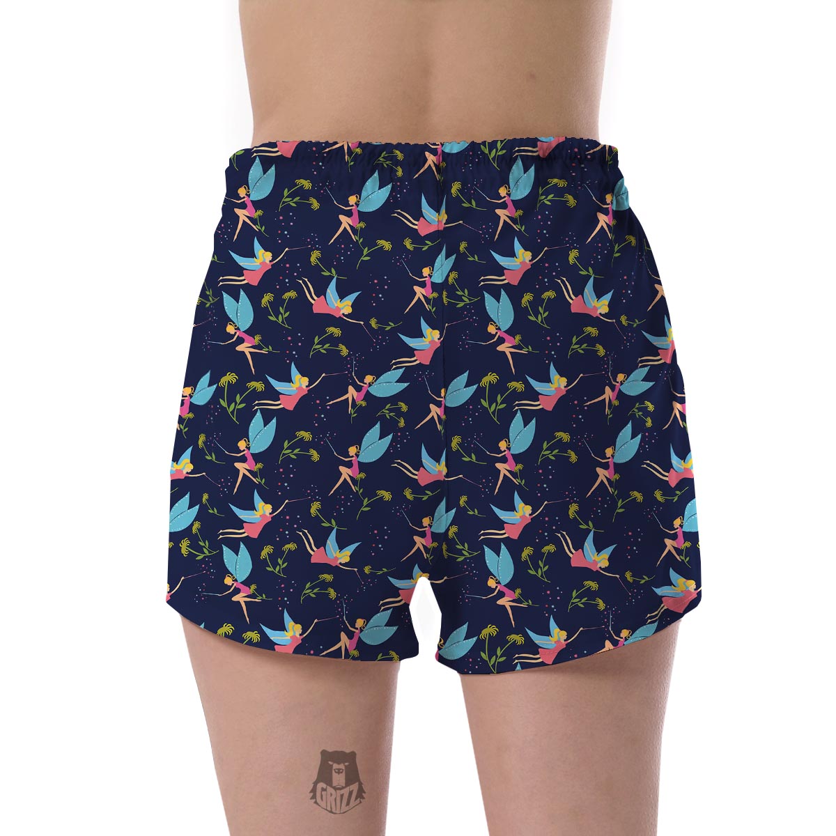 Fairy Pattern Print Women's Shorts-grizzshop