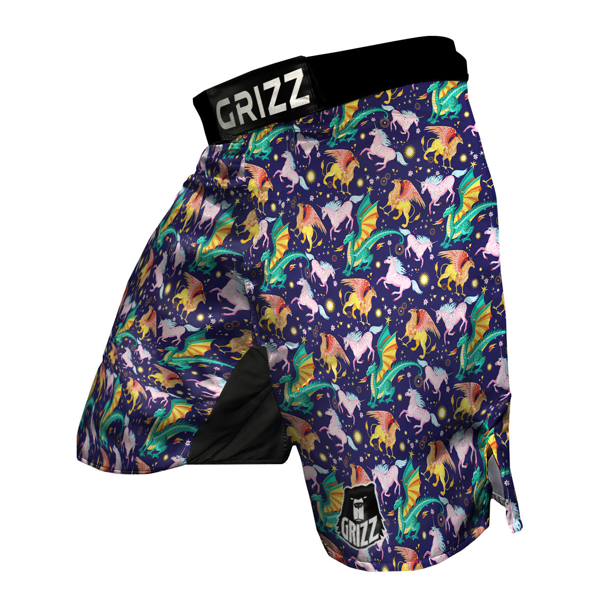 Fantastic Beasts Print Pattern MMA Shorts-grizzshop