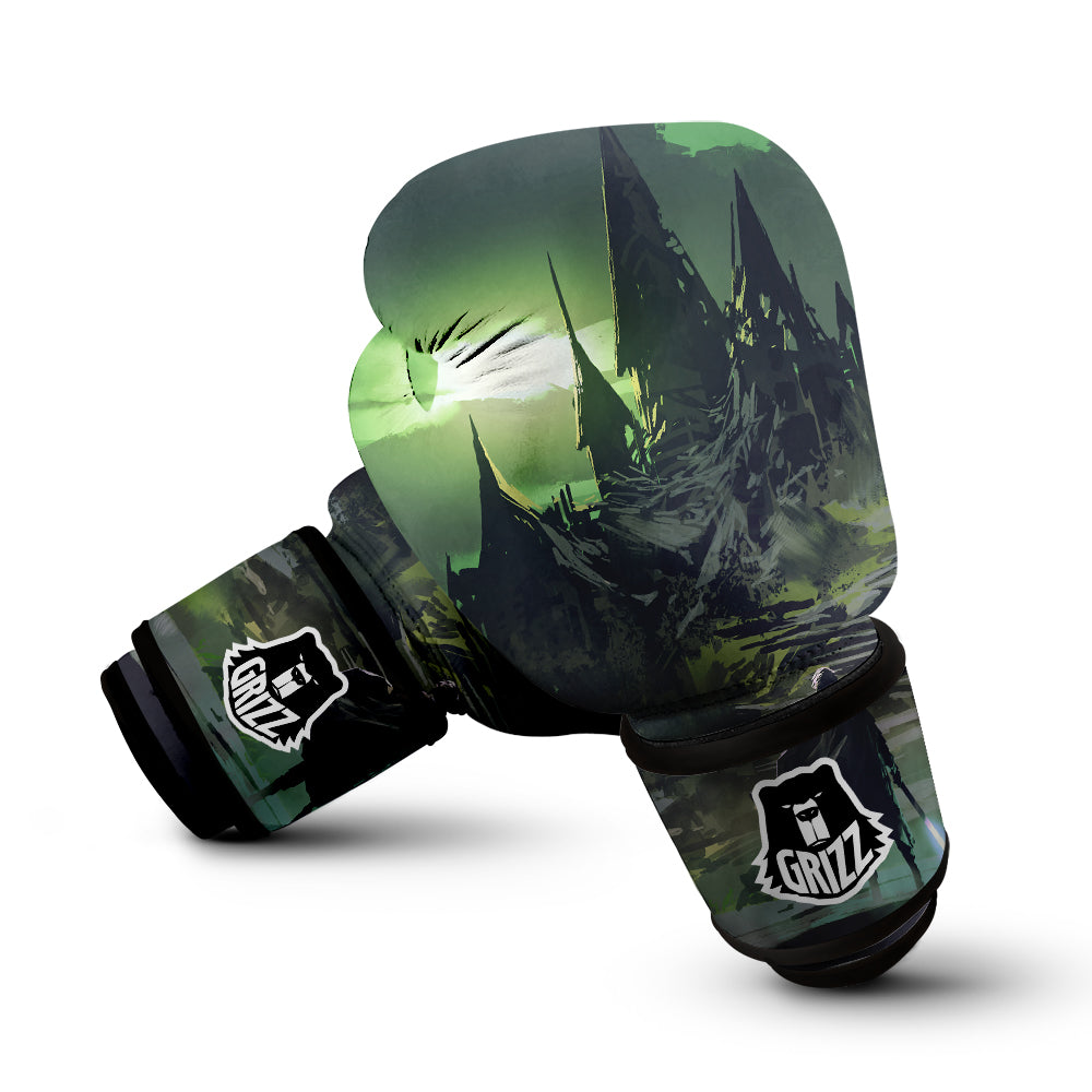 Fantasy Knight And Castle Boxing Gloves-grizzshop