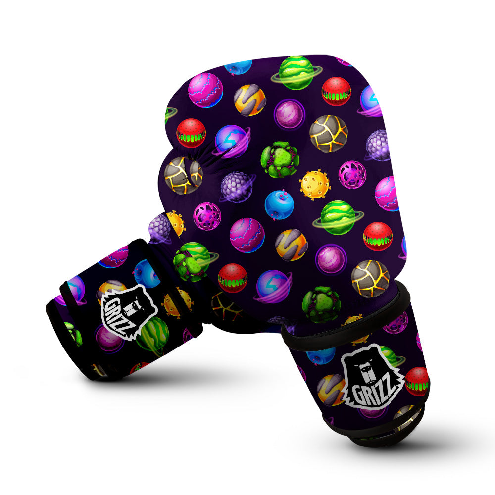 Fantasy Planets In Space Universe Print Pattern Boxing Gloves-grizzshop