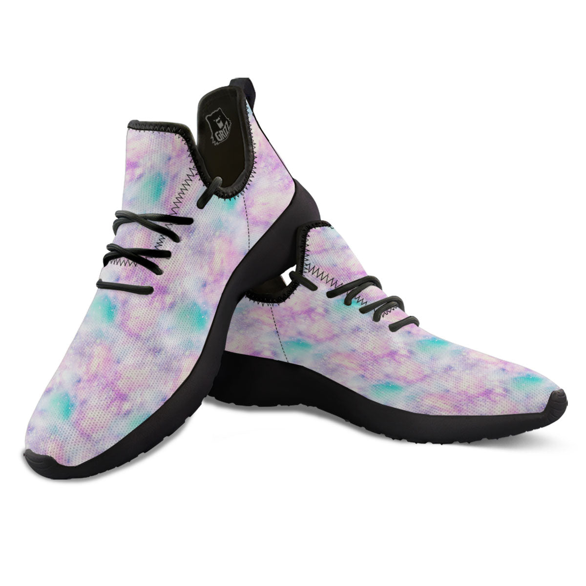 Fantasy Star Print Pattern Black Athletic Shoes-grizzshop