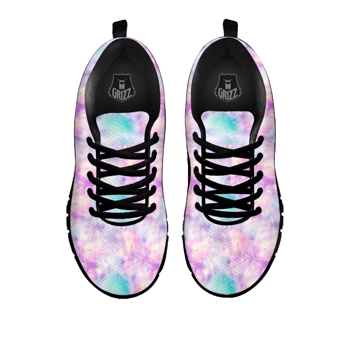 Fantasy Star Print Pattern Black Sneaker-grizzshop