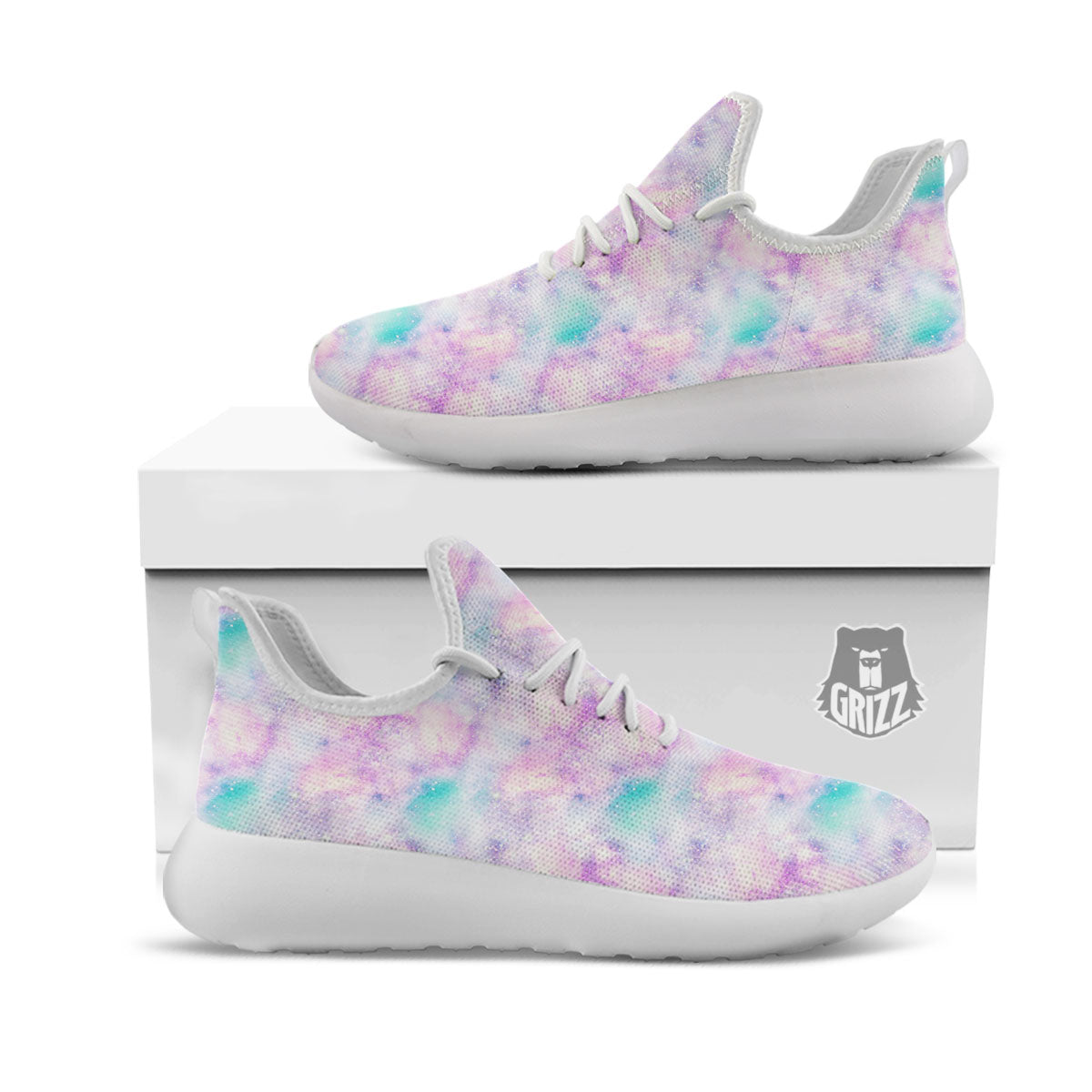 Fantasy Star Print Pattern White Athletic Shoes-grizzshop
