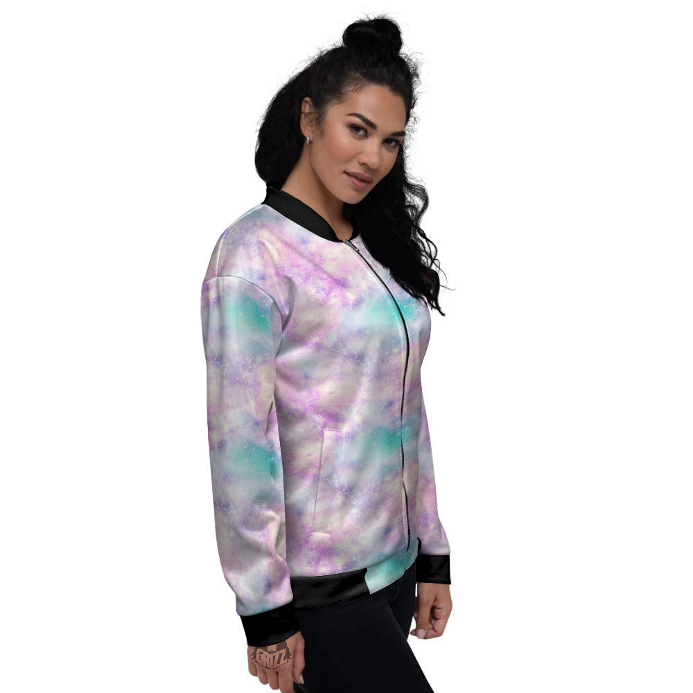 Fantasy Star Print Pattern Women's Bomber Jacket-grizzshop