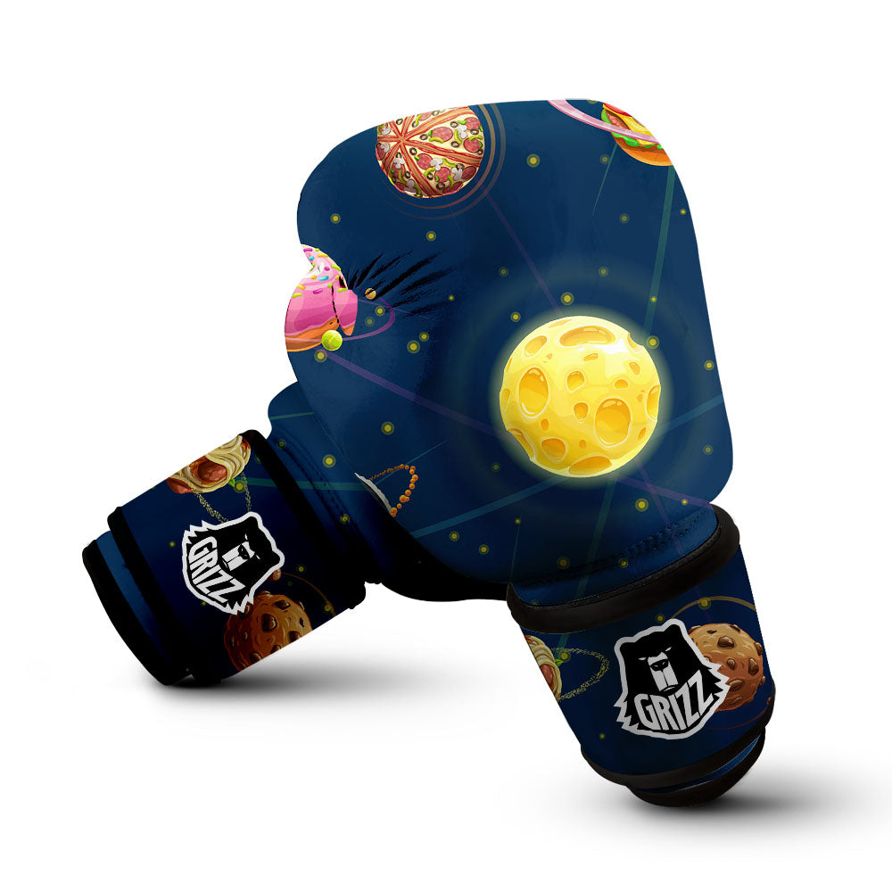 Fast Food Planets Set Print Boxing Gloves-grizzshop