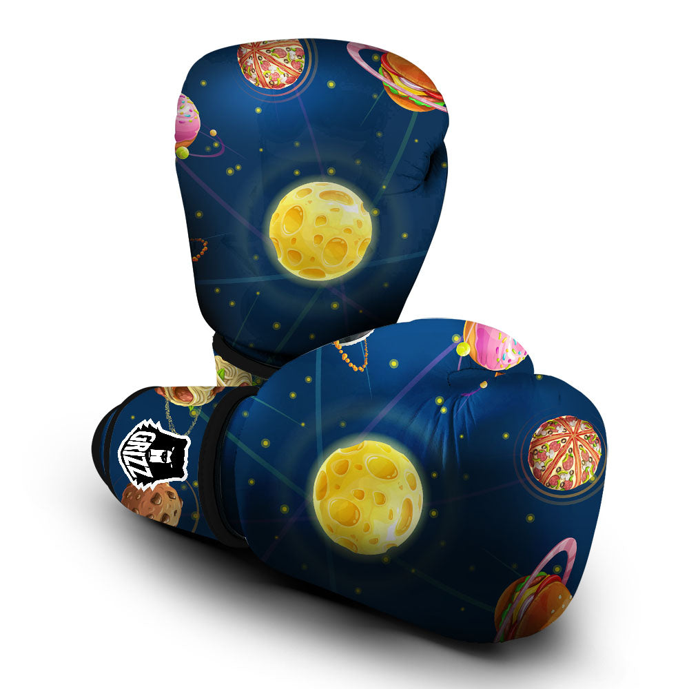Fast Food Planets Set Print Boxing Gloves-grizzshop