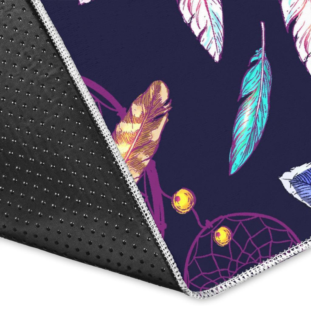 Feather Dream Catcher Vintage Floor Mat-grizzshop