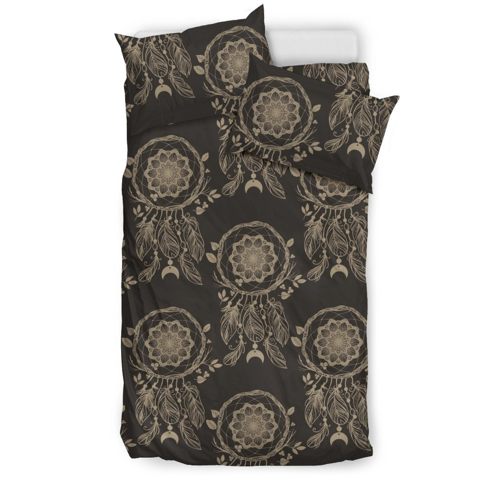 Feather Vintage Dream Catcher Duvet Cover Bedding Set-grizzshop