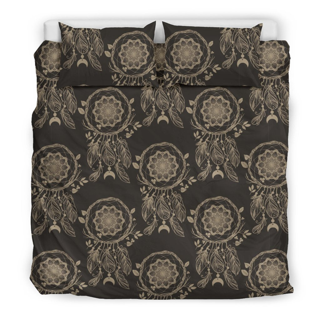 Feather Vintage Dream Catcher Duvet Cover Bedding Set-grizzshop