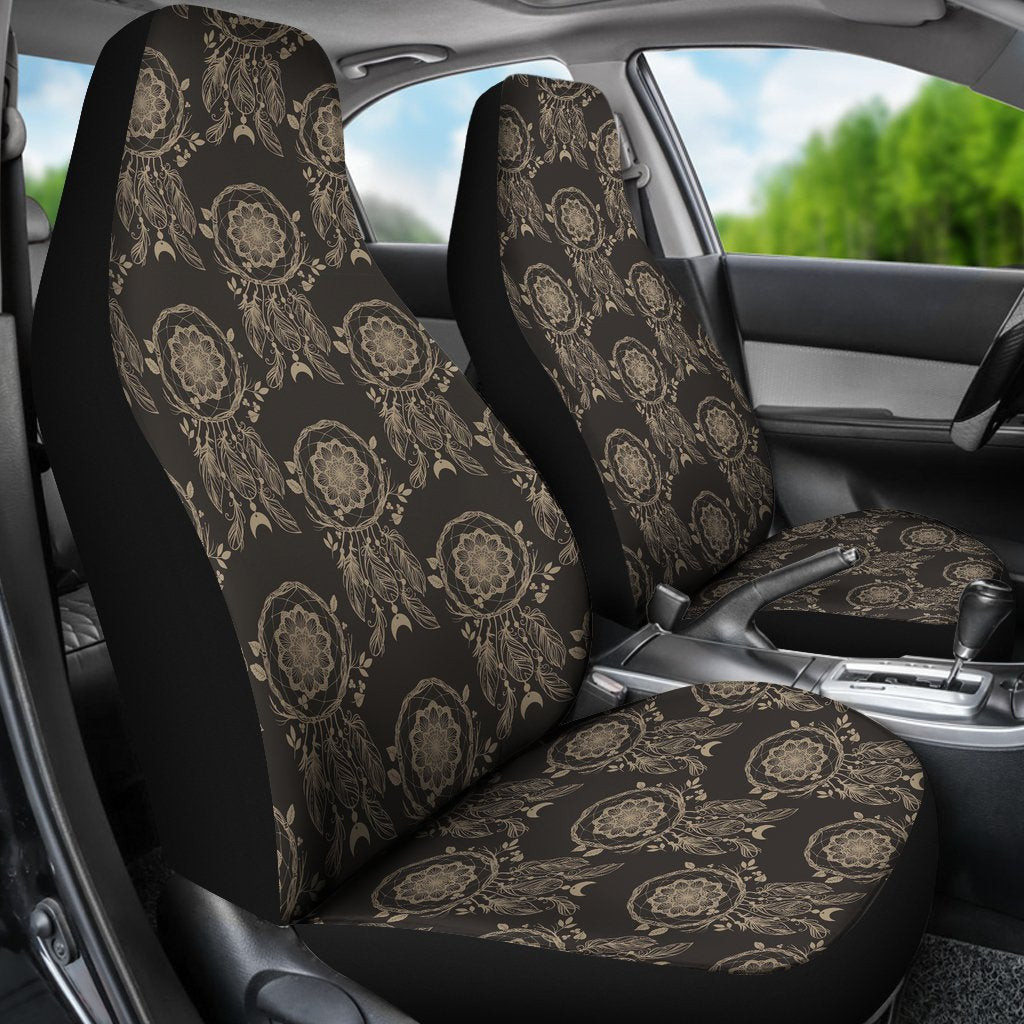 Feather Vintage Dream Catcher Universal Fit Car Seat Cover-grizzshop