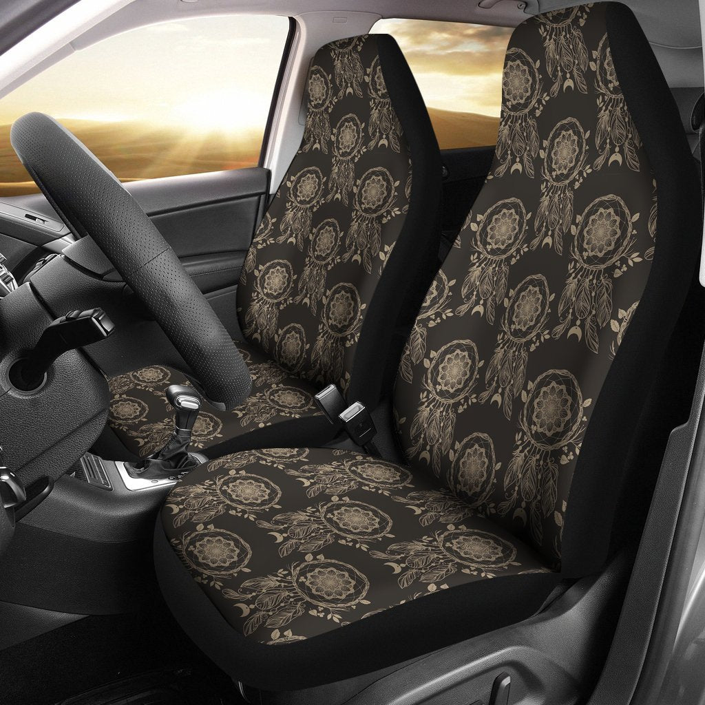 Feather Vintage Dream Catcher Universal Fit Car Seat Cover-grizzshop