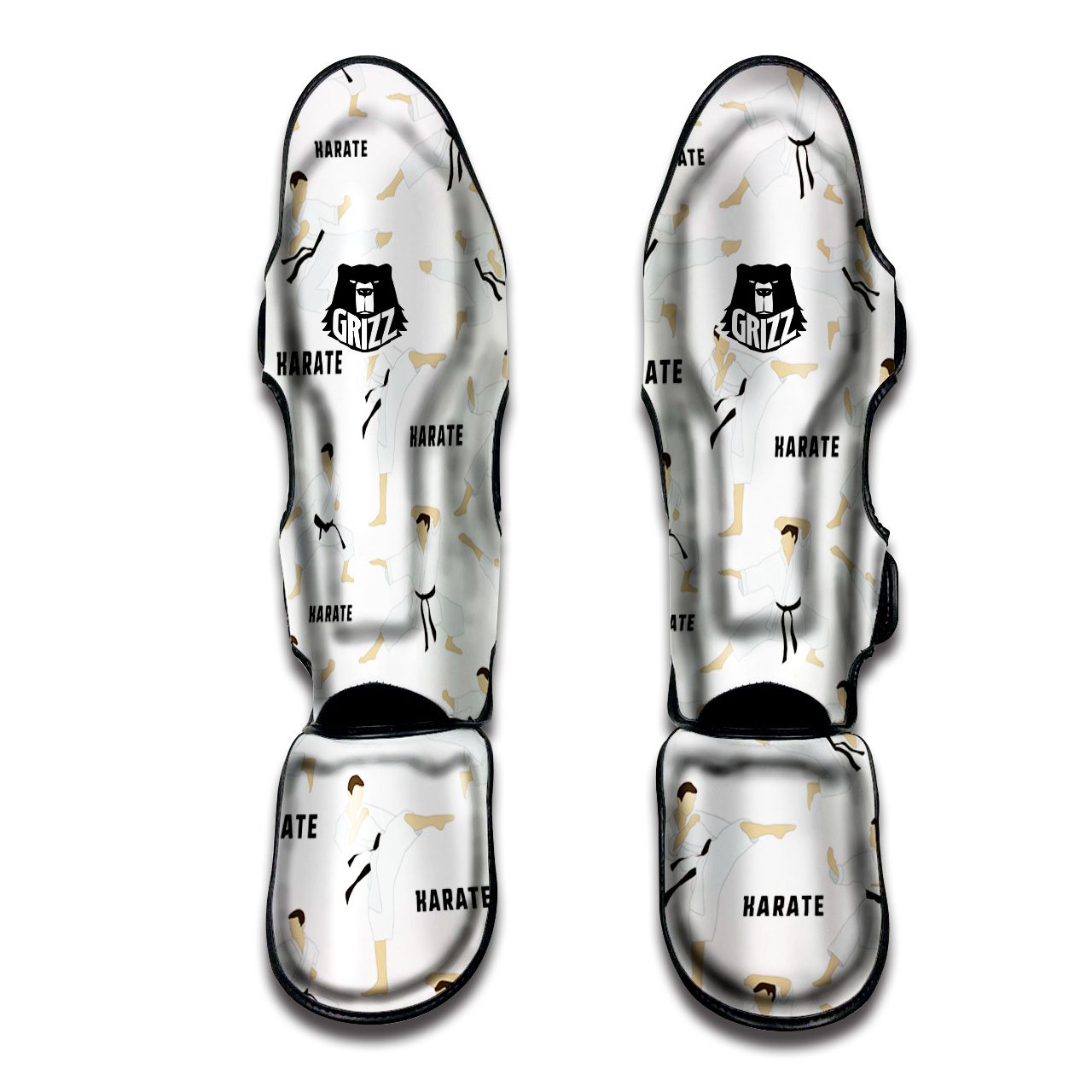 Outer Galaxy Space Universe Print Pattern Muay Thai Shin Guards