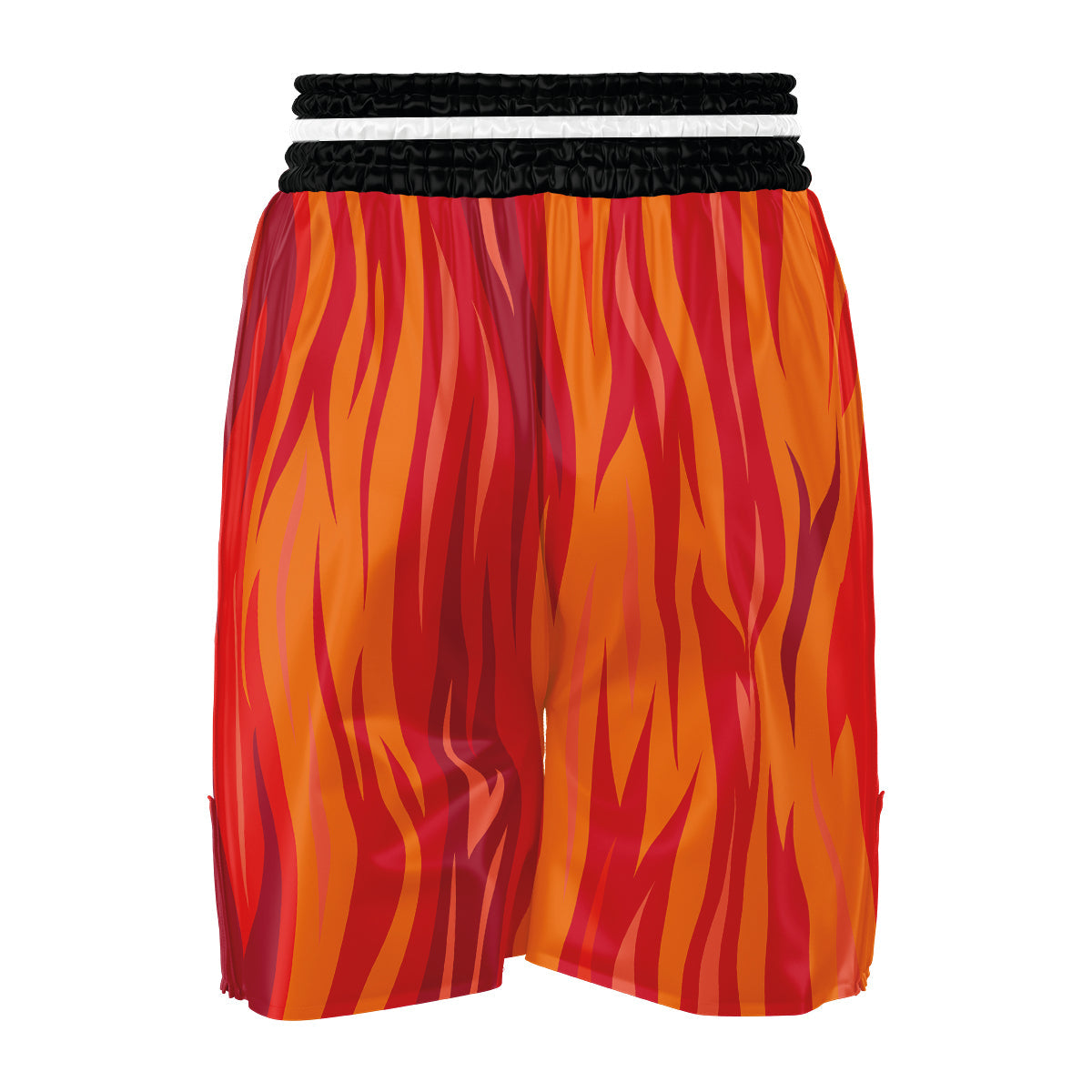 Fire In Hell Print Pattern Boxing Shorts-grizzshop
