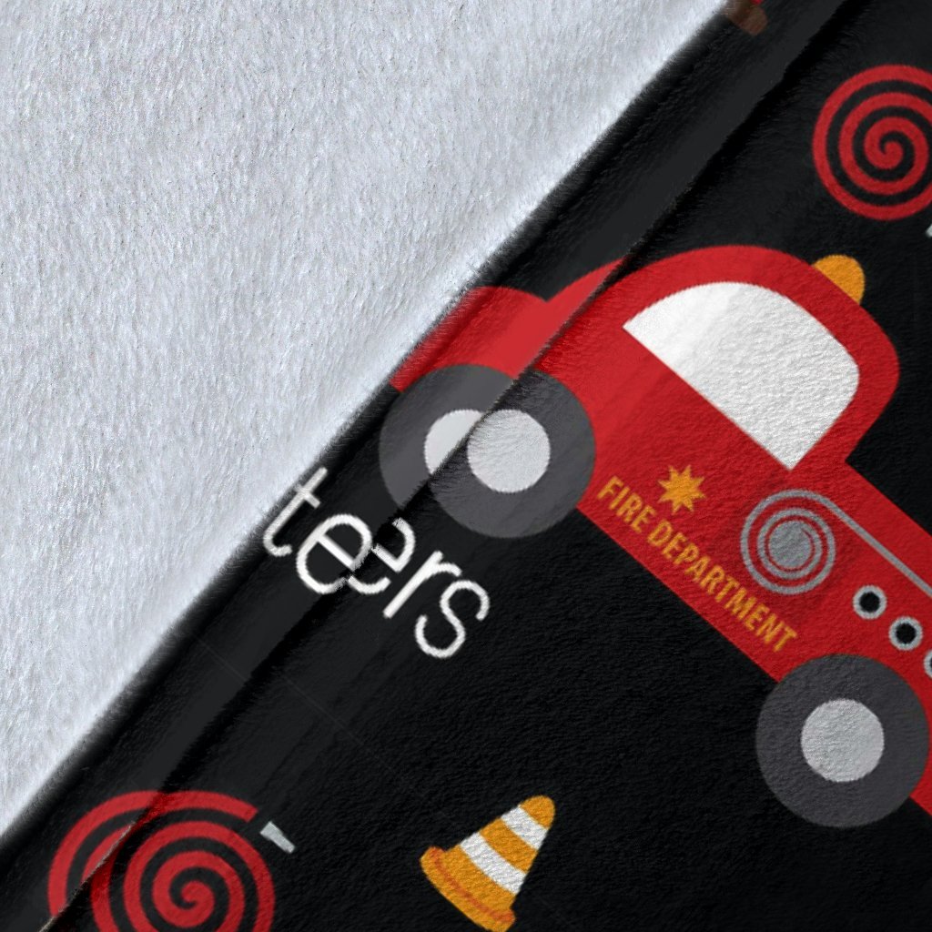 Firefighter Print Pattern Blanket-grizzshop